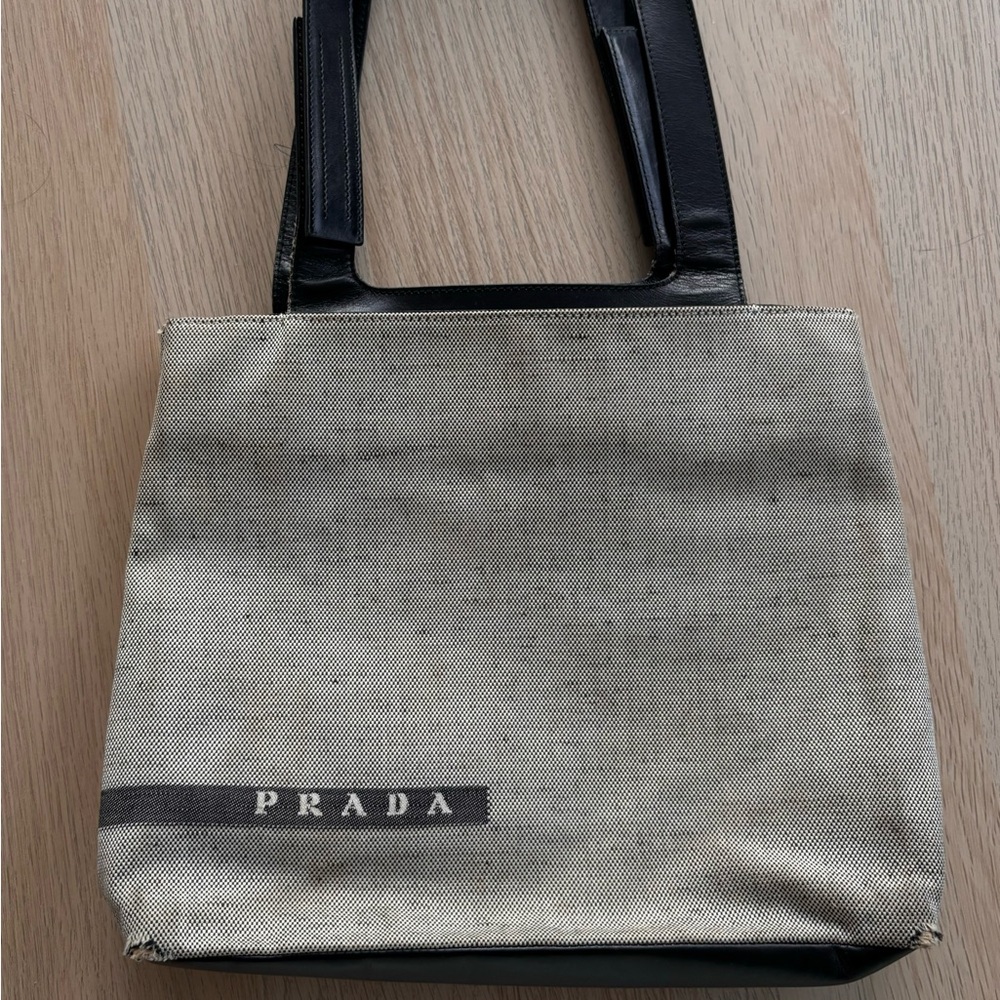 Vintage SS 1999 Prada Canvas Bag
